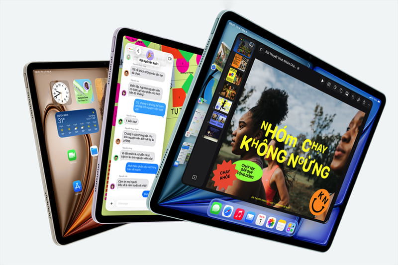 So sánh iPad Air M4 với iPad Air M3