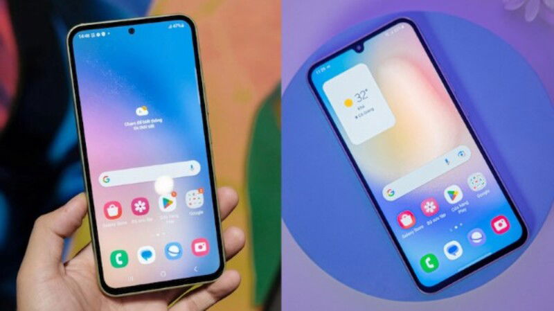 Hiệu suất màn hình và độ sắc nét của Galaxy A35 so với A34