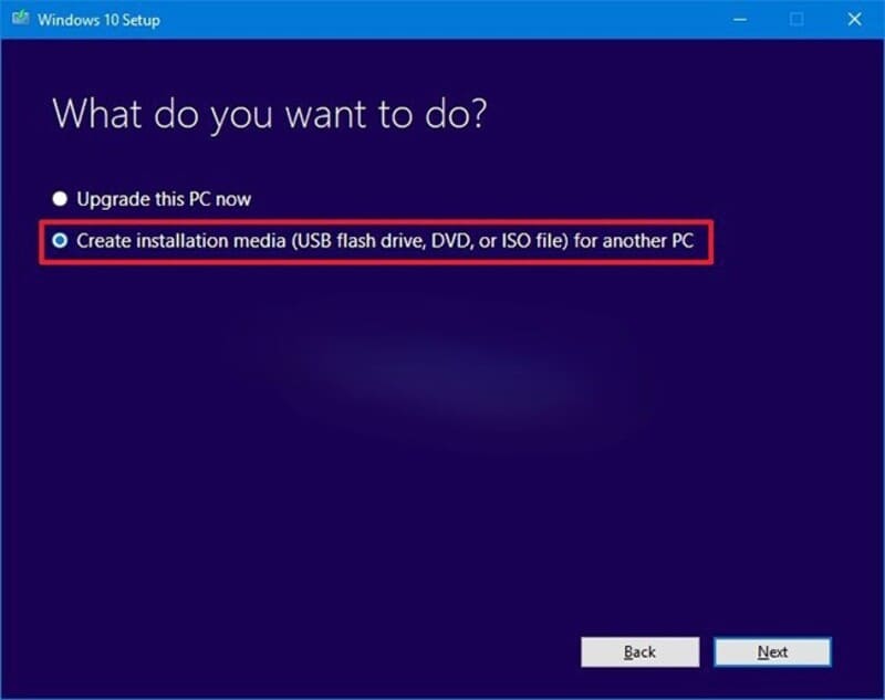 Tạo USB/DVD cài đặt Windows để vào môi trường Recovery