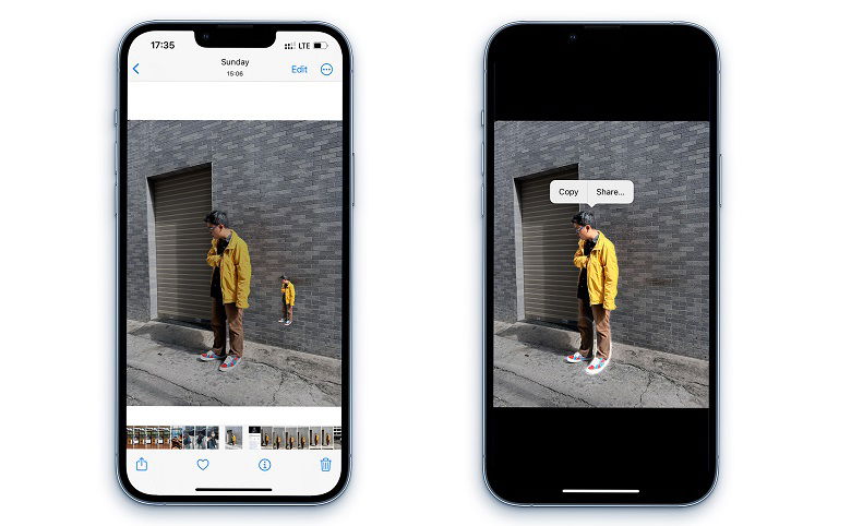 Hướng dẫn tách hình ra khỏi nền iPhone ngay trên album ảnh