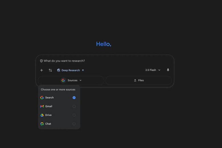 Truy cập Gemini và bật chế độ Deep Research