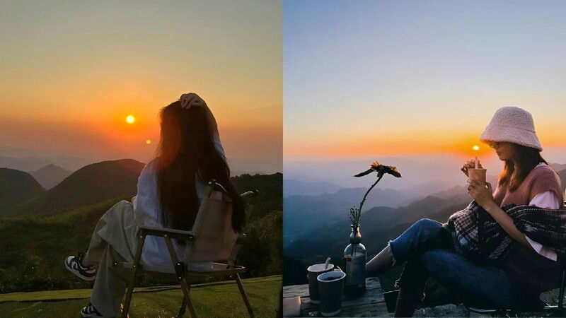 Những kiểu tạo dáng chill khi chiều tà