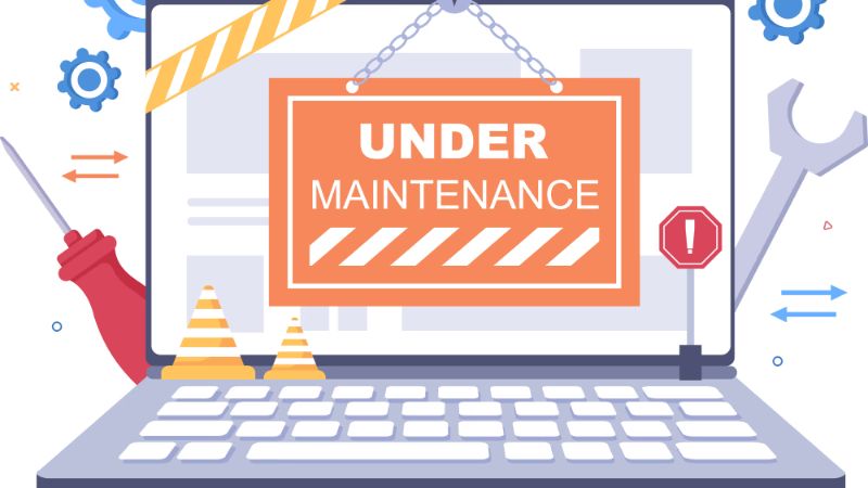 The system is under maintenance