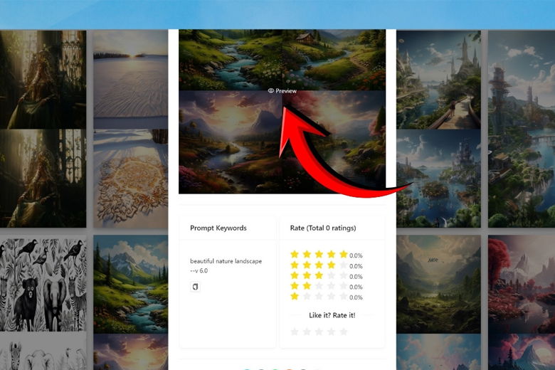 chọn “Preview” để xem trước ảnh