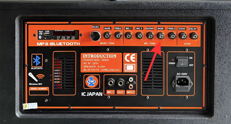 Cách điều chỉnh âm Bass qua amply