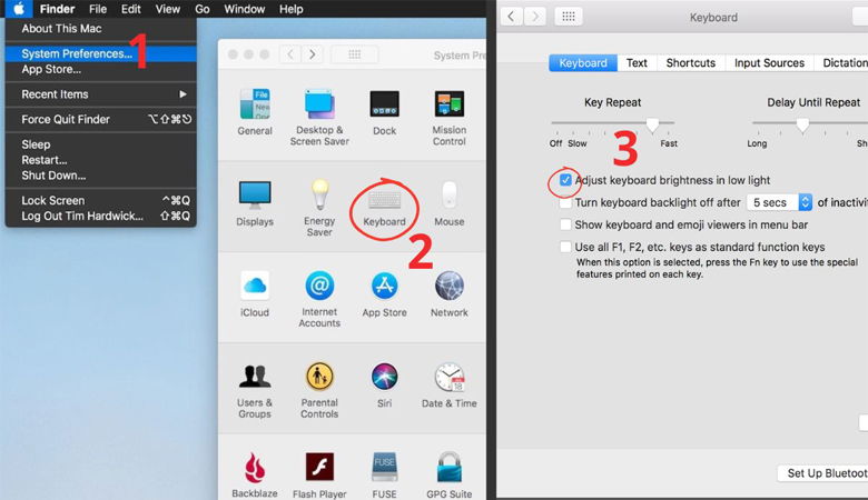 Tự điều chỉnh theo điều kiện ánh sáng