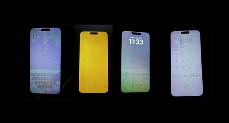 iPhone 15 Pro Max bị đen/trắng/vàng màn hình