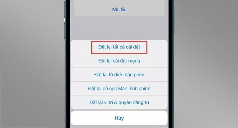 Khôi phục cài đặt gốc