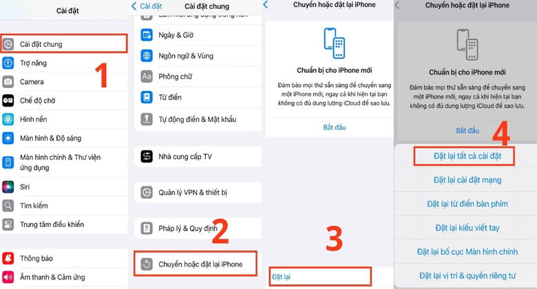 Khôi phục cài đặt gốc