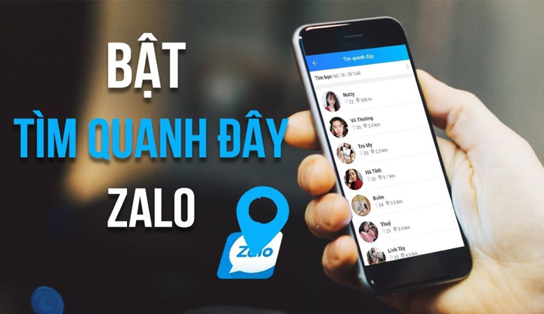 Hướng dẫn chi tiết bật/tắt tính năng Tìm quanh đây trên Zalo