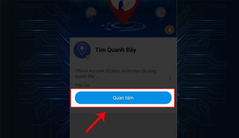 Chọn Official Account tương ứng