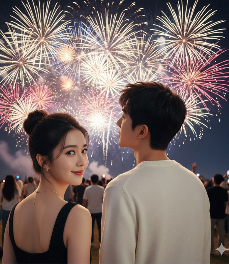 mẹo giúp tạo ảnh chân dung selfie pháo bông AI