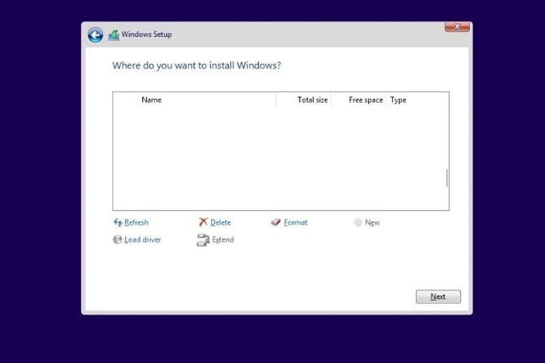  tình trạng vào Win Mini không thấy ổ cứng