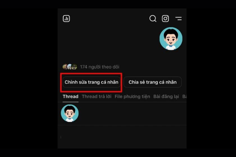 Chỉnh sửa trang cá nhân