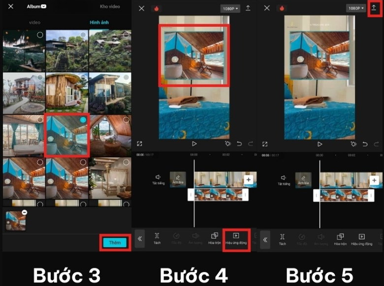 Cách ghép ảnh vào video