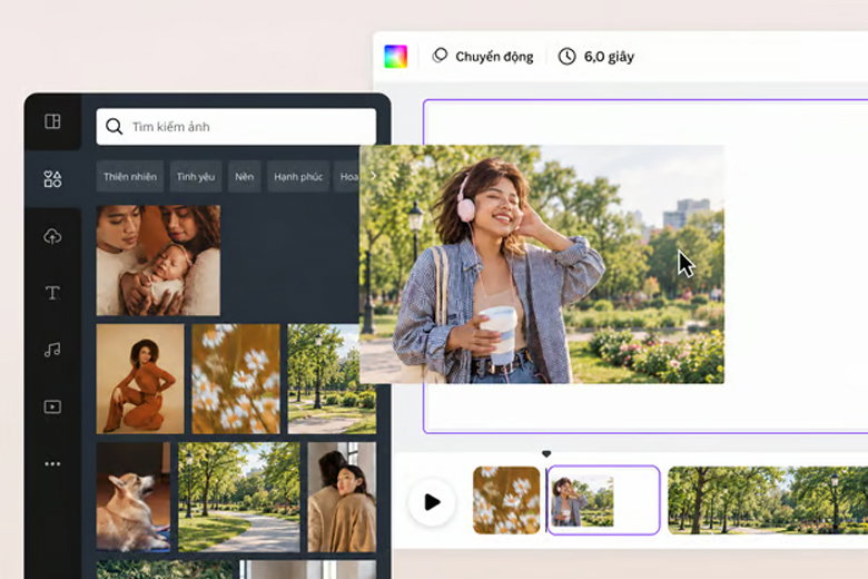 cách ghép ảnh vào video