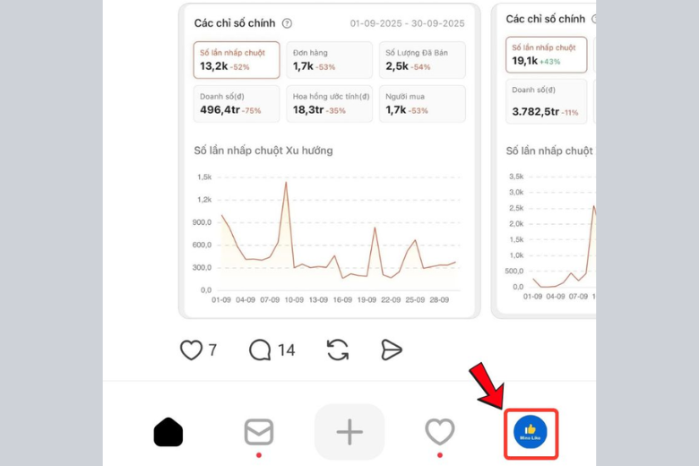 mở ứng dụng Threads trên điện thoại