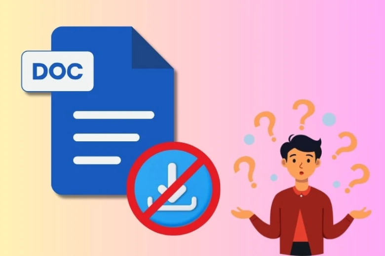 không thể tải file trên Google Docs