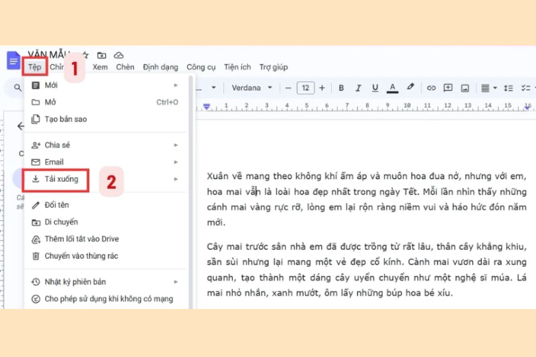 chọn vào Download