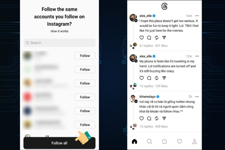 tính năng nổi bật nhất trên Threads