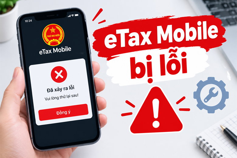 Một số dấu hiệu khi eTax Mobile bị lỗi