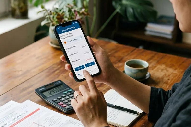 kê khai thuế cho hộ kinh doanh trên eTax Mobile