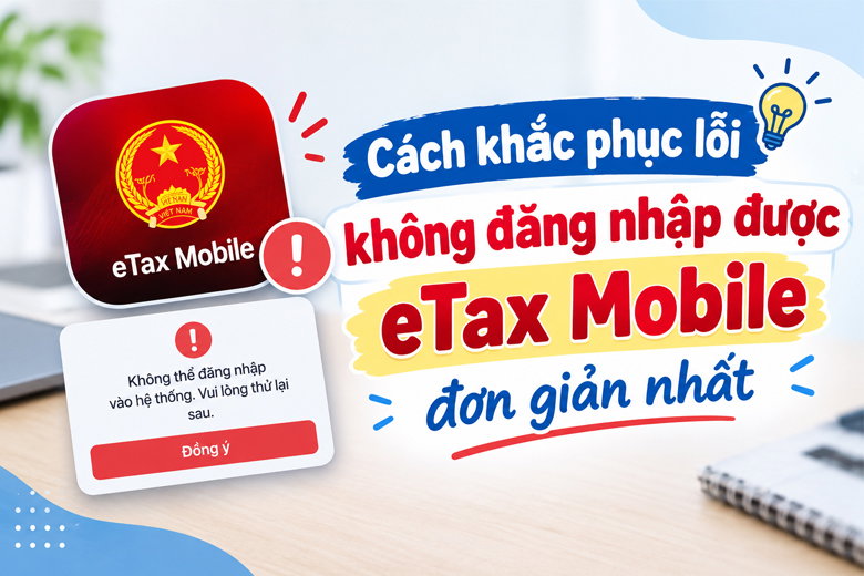 Cách khắc phục lỗi không đăng nhập được eTax Mobile đơn giản nhất