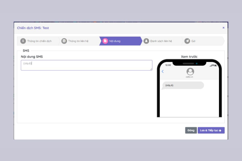 App nhắn tin SMS trên máy tính Callio