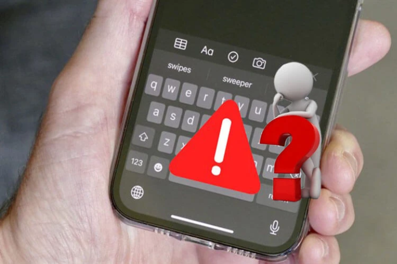 Bàn phím iPhone bị liệt 1 chữ