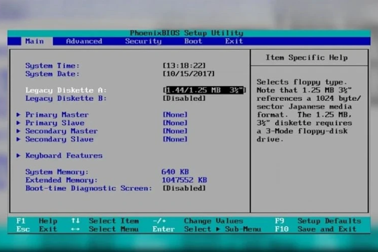 Khắc phục lỗi BIOS làm laptop không lên màn hình