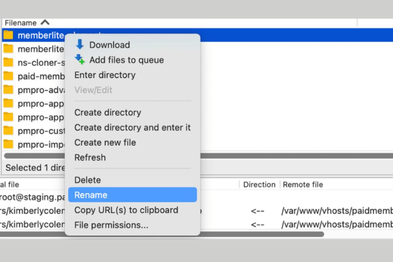 Đổi tên plugin có khả năng gây lỗi