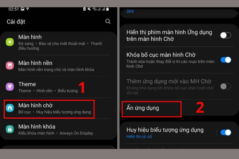 mục Ẩn ứng dụng