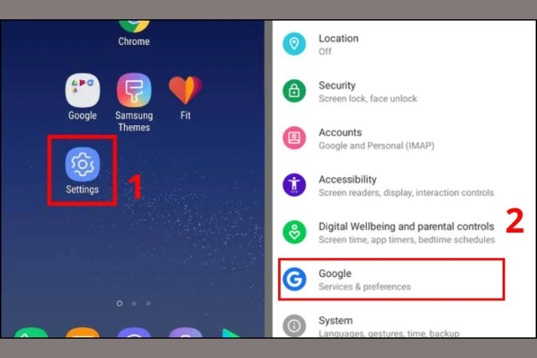 Cài đặt trên thiết bị