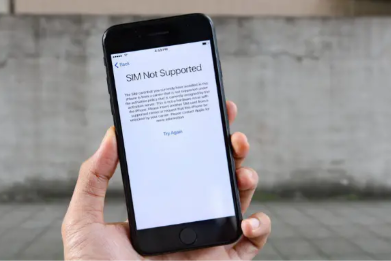SIM không có dịch vụ trên iPhone