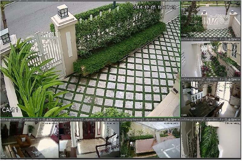 Lắp đặt camera tại sân