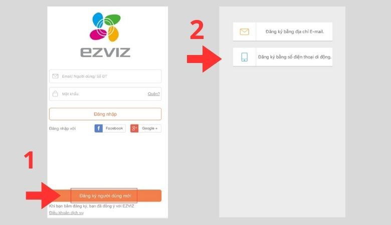 Hướng dẫn cài đặt camera Ezviz trên điện thoại 