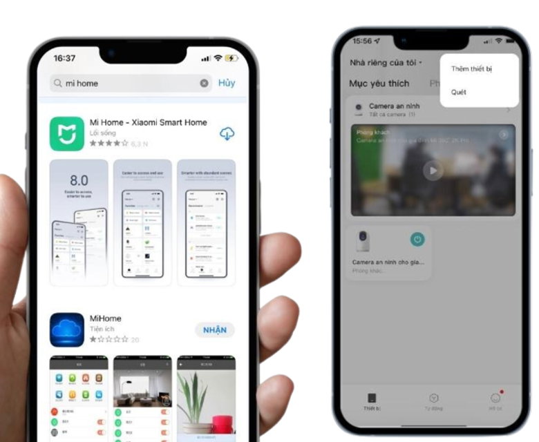 Hướng dẫn các bước cài đặt camera Xiaomi