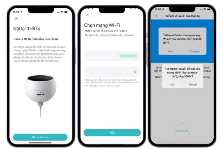 cài đặt camera Xiaomi trên điện thoại