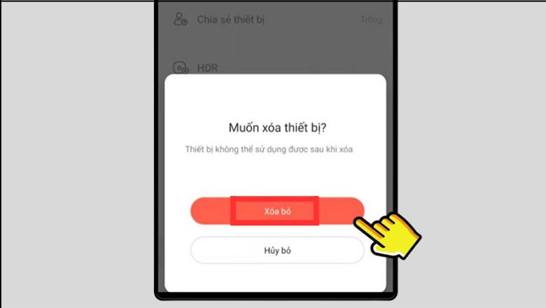 Cách reset camera khi làm mới mật khẩu 