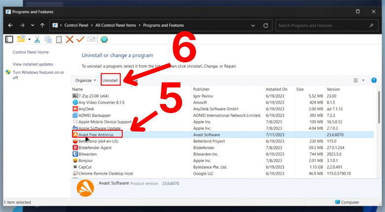 Tìm ứng dụng mà bạn nghi ngờ đang gây lỗi