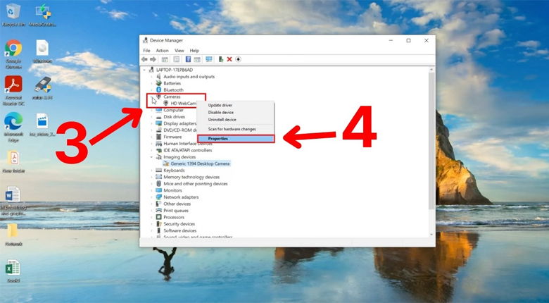 Mở rộng mục Camera