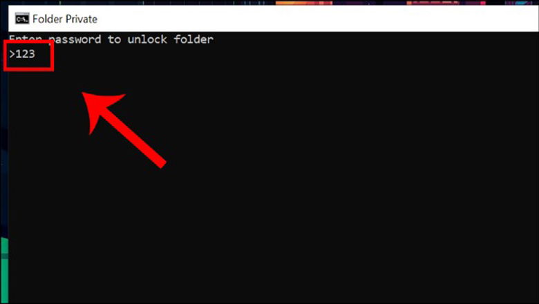 Khi cần mở lại thư mục Private, bạn nhấn vào file locker