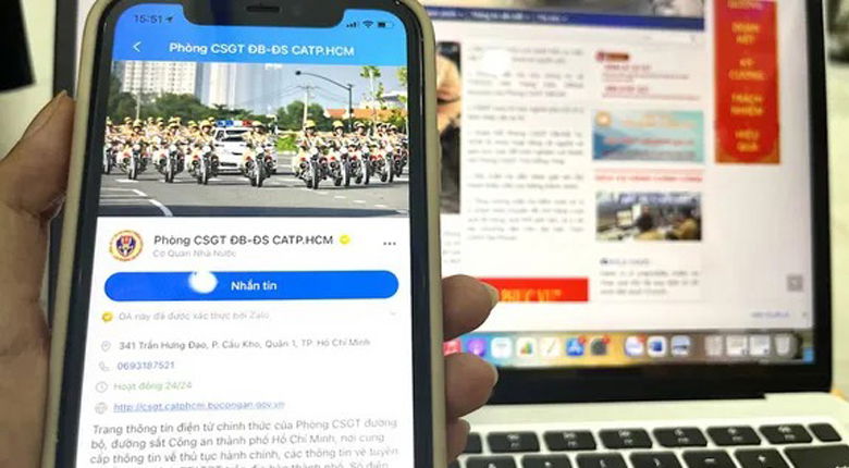 liên hệ Cục trưởng Cục Cảnh sát giao thông
