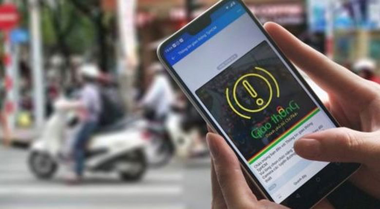 liên hệ Cảnh sát giao thông qua Zalo để báo vi phạm