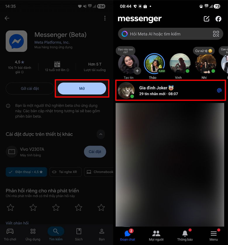 Cách tóm tắt đoạn chat bằng Meta AI trong Messenger