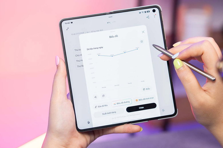 Find N6 đi kèm OPPO AI Pen thông minh