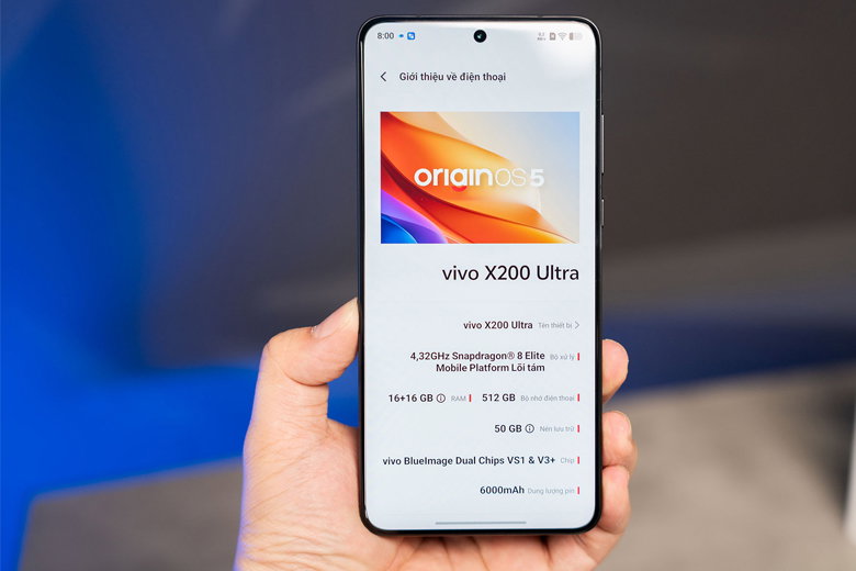 vivo X200 Ultra sở hữu màn hình lớn 6.82 inch 2K+