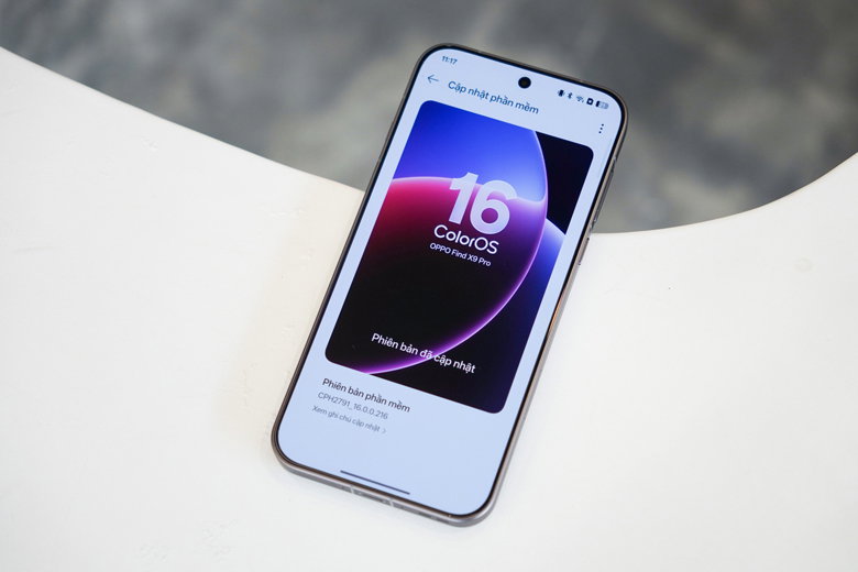 OPPO Find X9 chạy trên giao diện ColorOS 16 