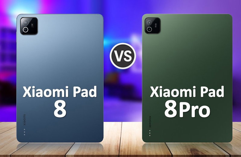 so sánh Xiaomi Pad 8 Pro vs Xiaomi Pad 8