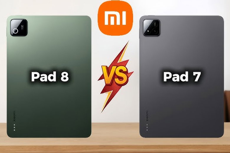 So sánh Xiaomi Pad 8 và Xiaomi Pad 7